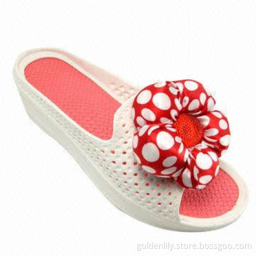 Beautiful design women EVA flip flops with mixed colors, EVA insole and sizes from 36-41#